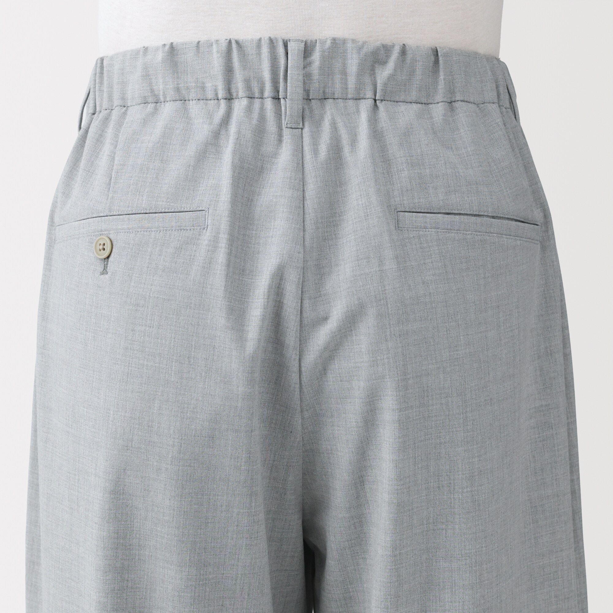 紳士 乾きやすいワンタックワイドパンツ | 無印良品