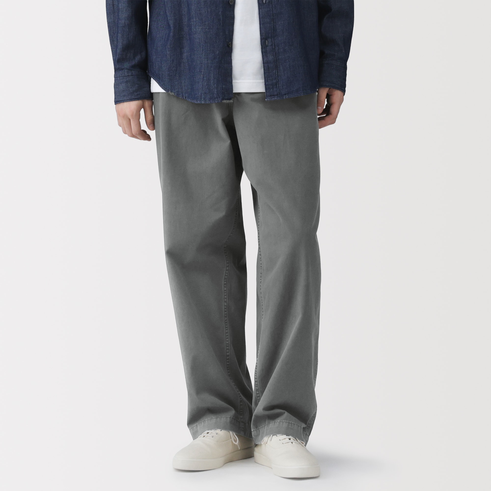 紳士 製品染めワイドイージーパンツ | 無印良品