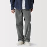 紳士　製品染めワイドイージーパンツ