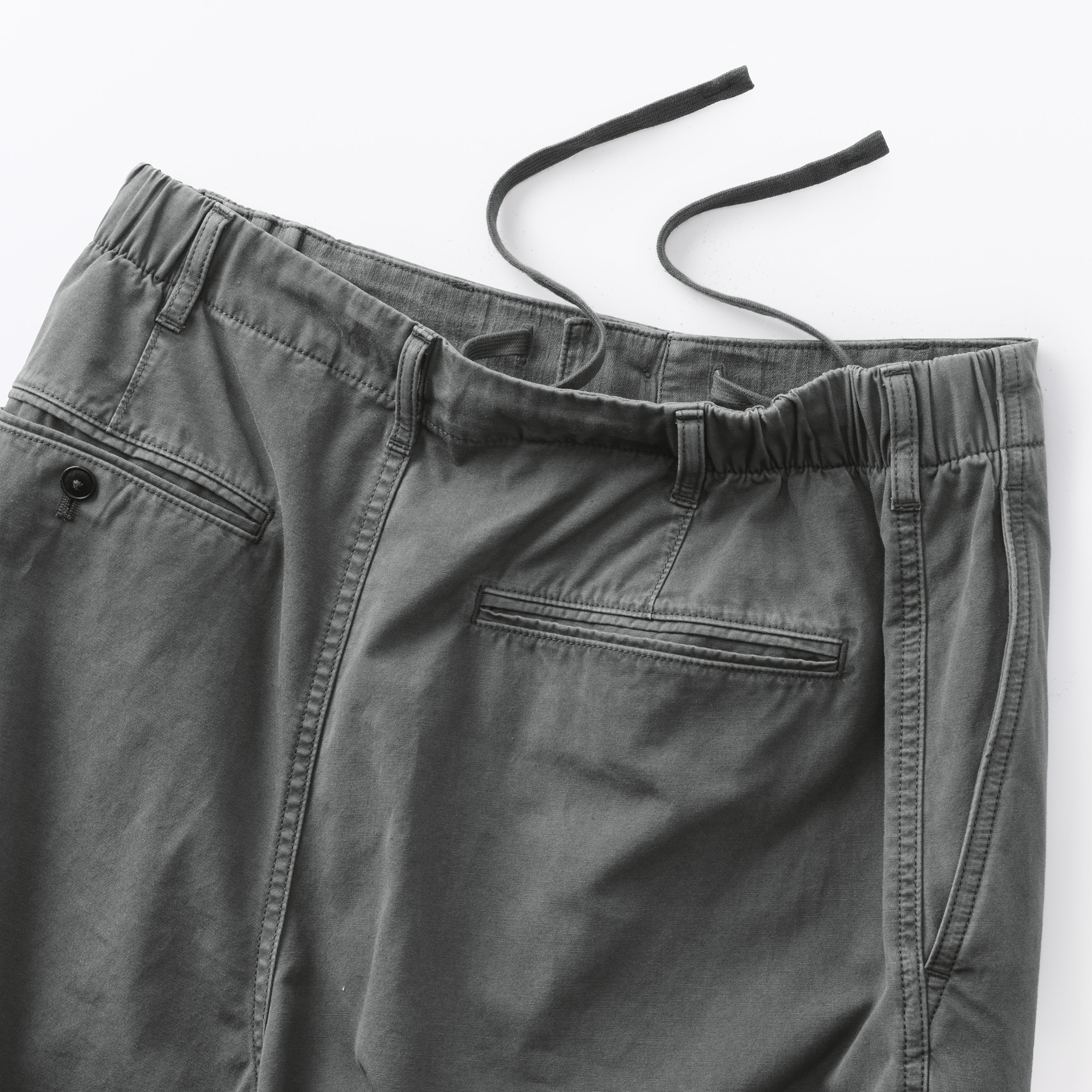 紳士　製品染めワイドイージーパンツ