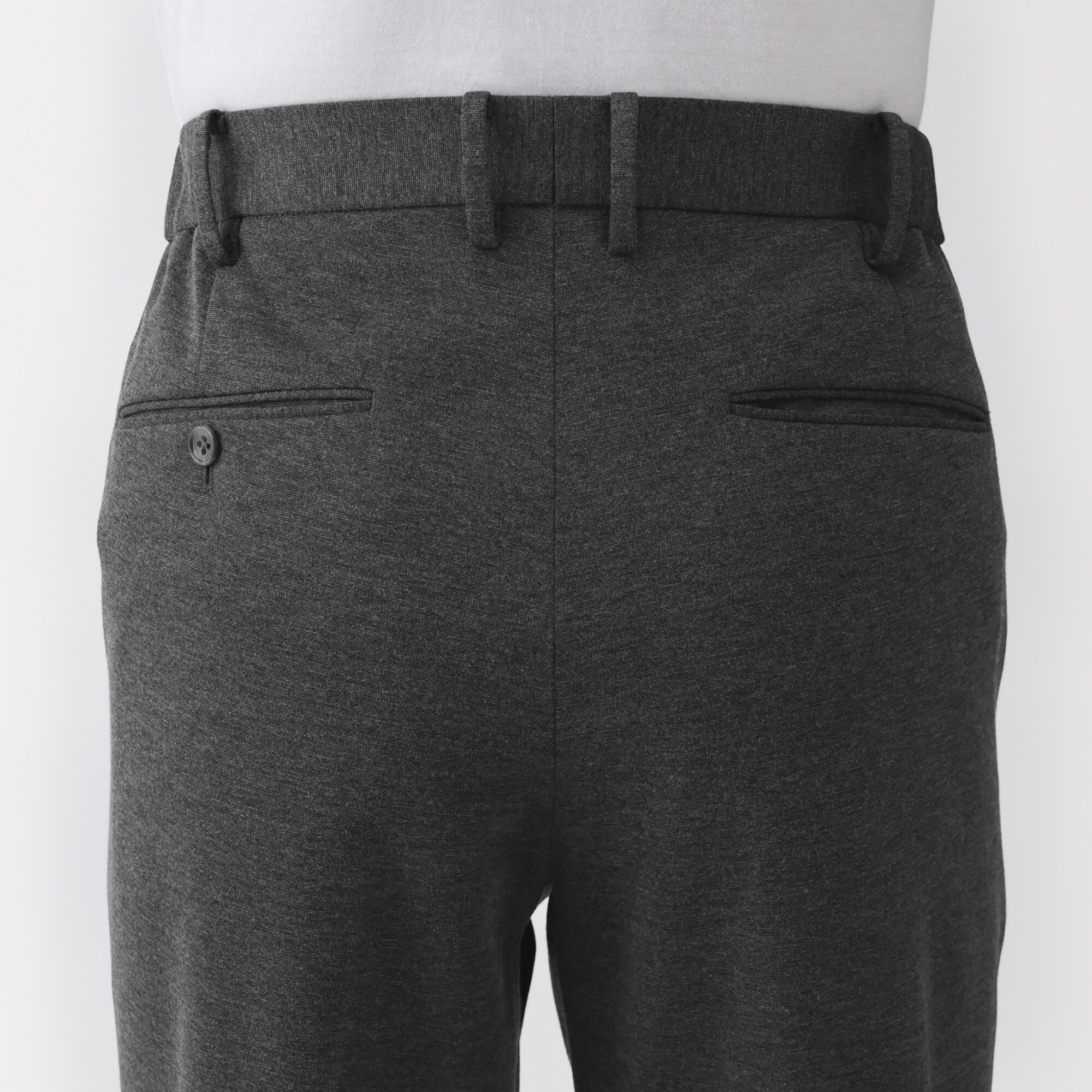 紳士 ストレッチジャージースリムテーパードパンツ | 無印良品