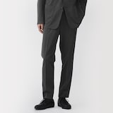 紳士　ストレッチジャージースリムテーパードパンツ