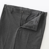 紳士　ストレッチジャージースリムテーパードパンツ