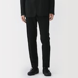 紳士　ストレッチジャージースリムテーパードパンツ