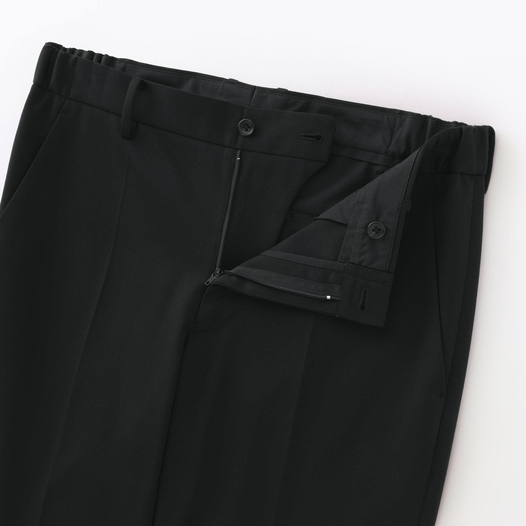 紳士　ストレッチジャージースリムテーパードパンツ