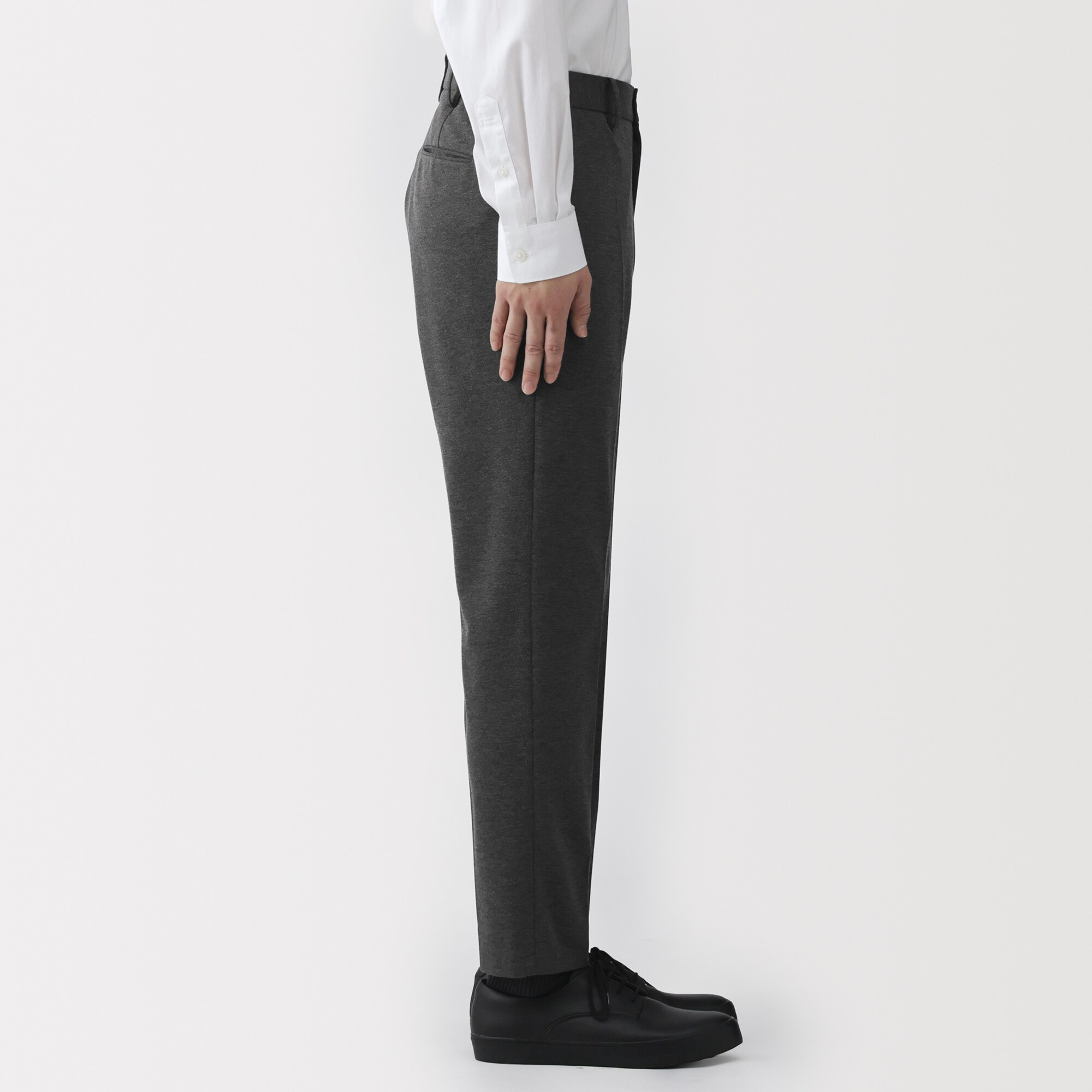紳士 ストレッチジャージースリムテーパードパンツ | 無印良品