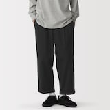 紳士　チノワイドクロップドパンツ