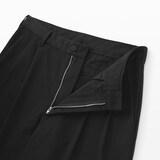 紳士　チノワイドクロップドパンツ