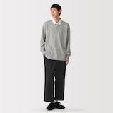 紳士　チノワイドクロップドパンツ