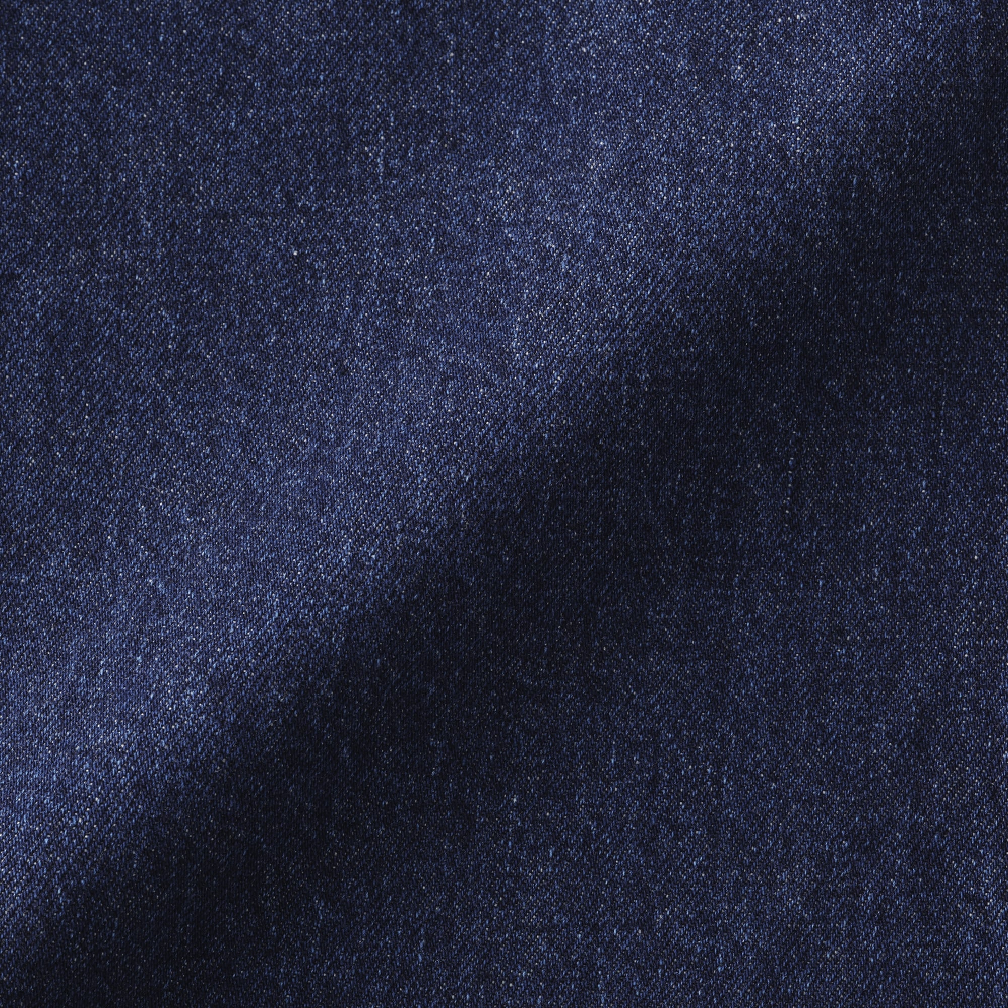 紳士　木の実から作ったカポック混デニム　結び釦ジャケット