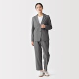 婦人　撥水　ストレッチ　テーラードジャケット