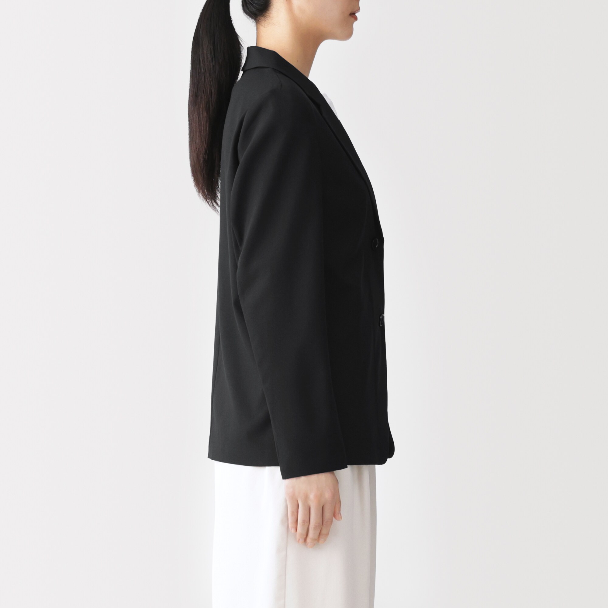 婦人　撥水　ストレッチ　テーラードジャケット