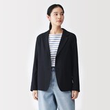 婦人　撥水　ストレッチ　テーラードジャケット