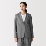 婦人　撥水　ストレッチ　テーラードジャケット