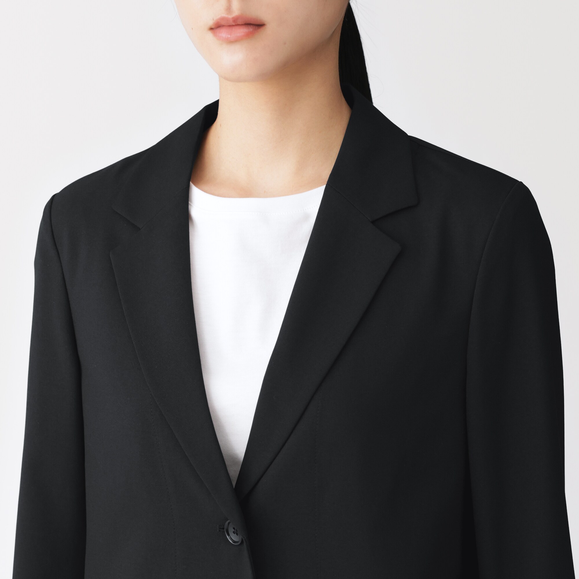 婦人　撥水　ストレッチ　テーラードジャケット