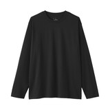 紳士　天竺編みクルーネック長袖Ｔシャツ