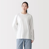 紳士　天竺編みクルーネック長袖Ｔシャツ