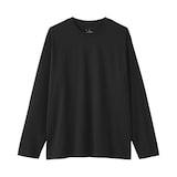 紳士　天竺編みクルーネック長袖Ｔシャツ