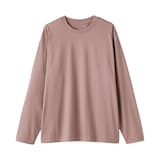 紳士　天竺編みクルーネック長袖Ｔシャツ