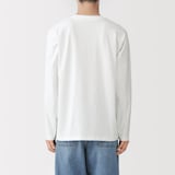 紳士　天竺編みクルーネック長袖Ｔシャツ