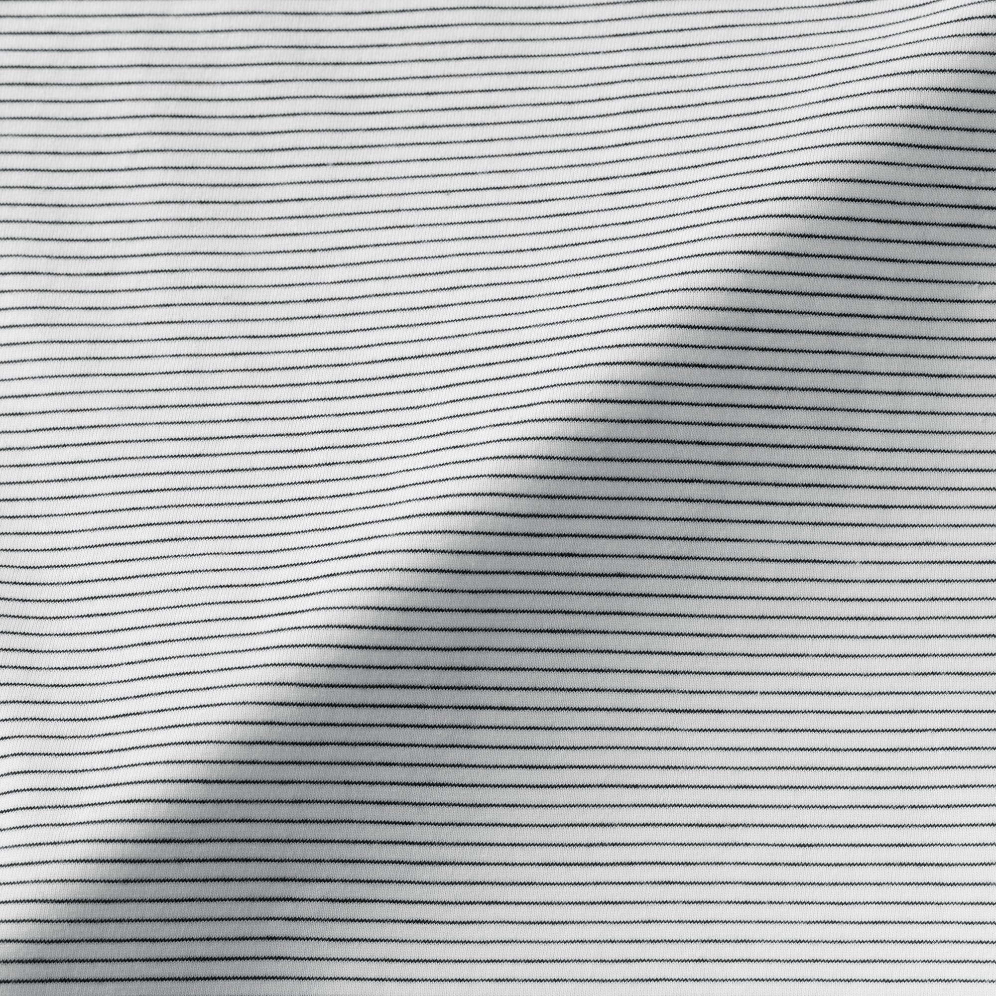 紳士　天竺編みクルーネック長袖Ｔシャツ（ボーダー）