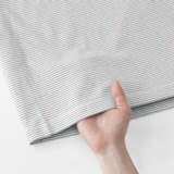 紳士　天竺編みクルーネック長袖Ｔシャツ（ボーダー）