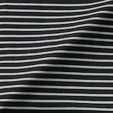 紳士　天竺編みクルーネック長袖Ｔシャツ（ボーダー）