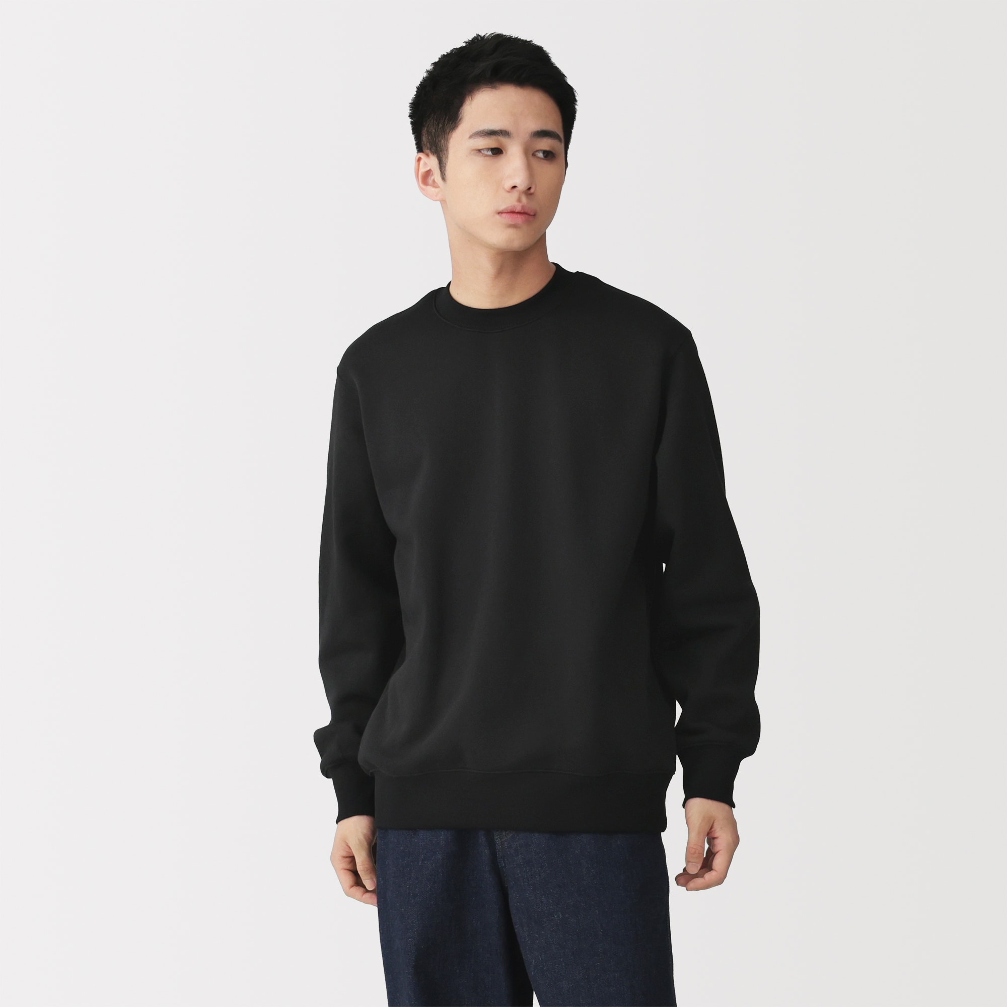 masterkey / スウェット/L/ポリエステル/BLK/無地/-- 紳士 スウェットシャツ | 無印良品