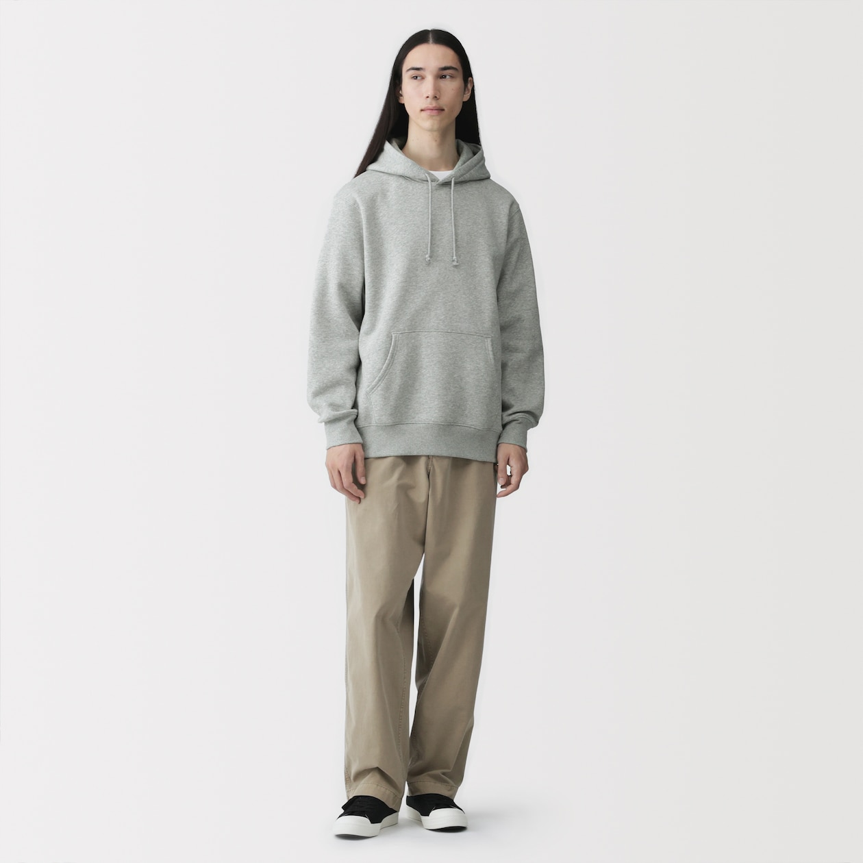 紳士　スウェットプルパーカ