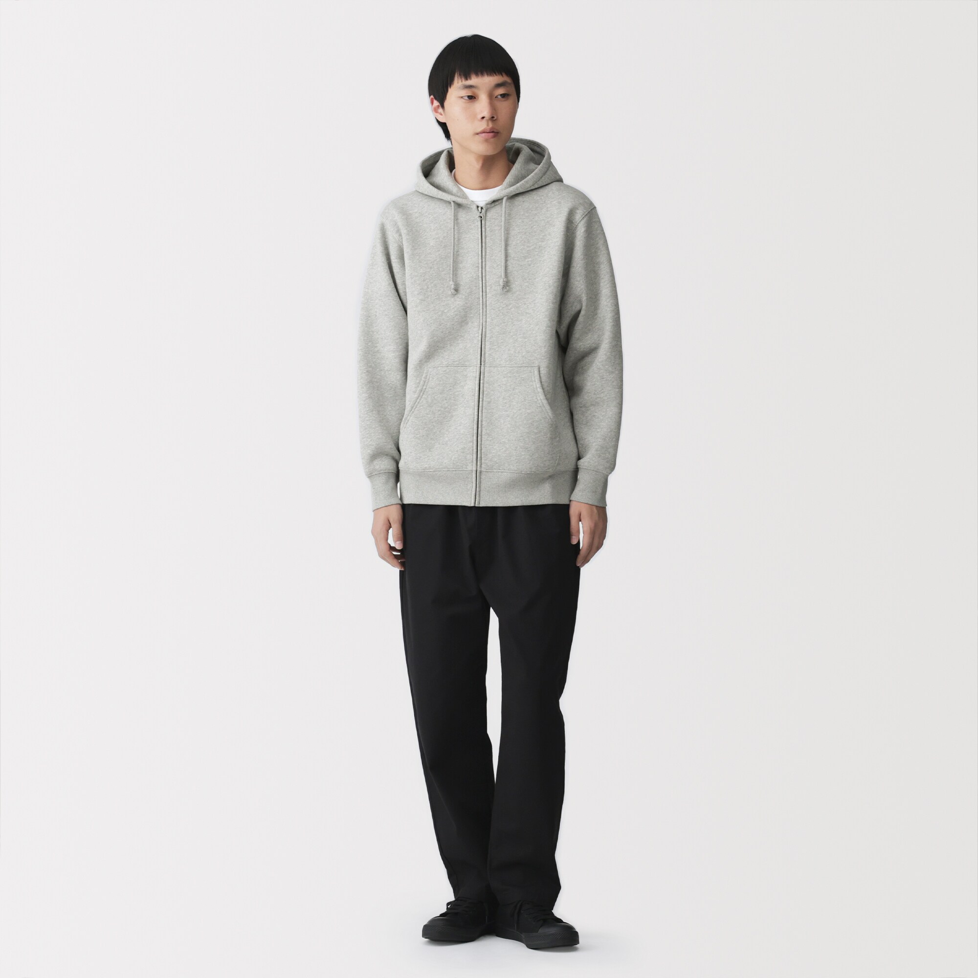 紳士 スウェットフルジップパーカ | 無印良品