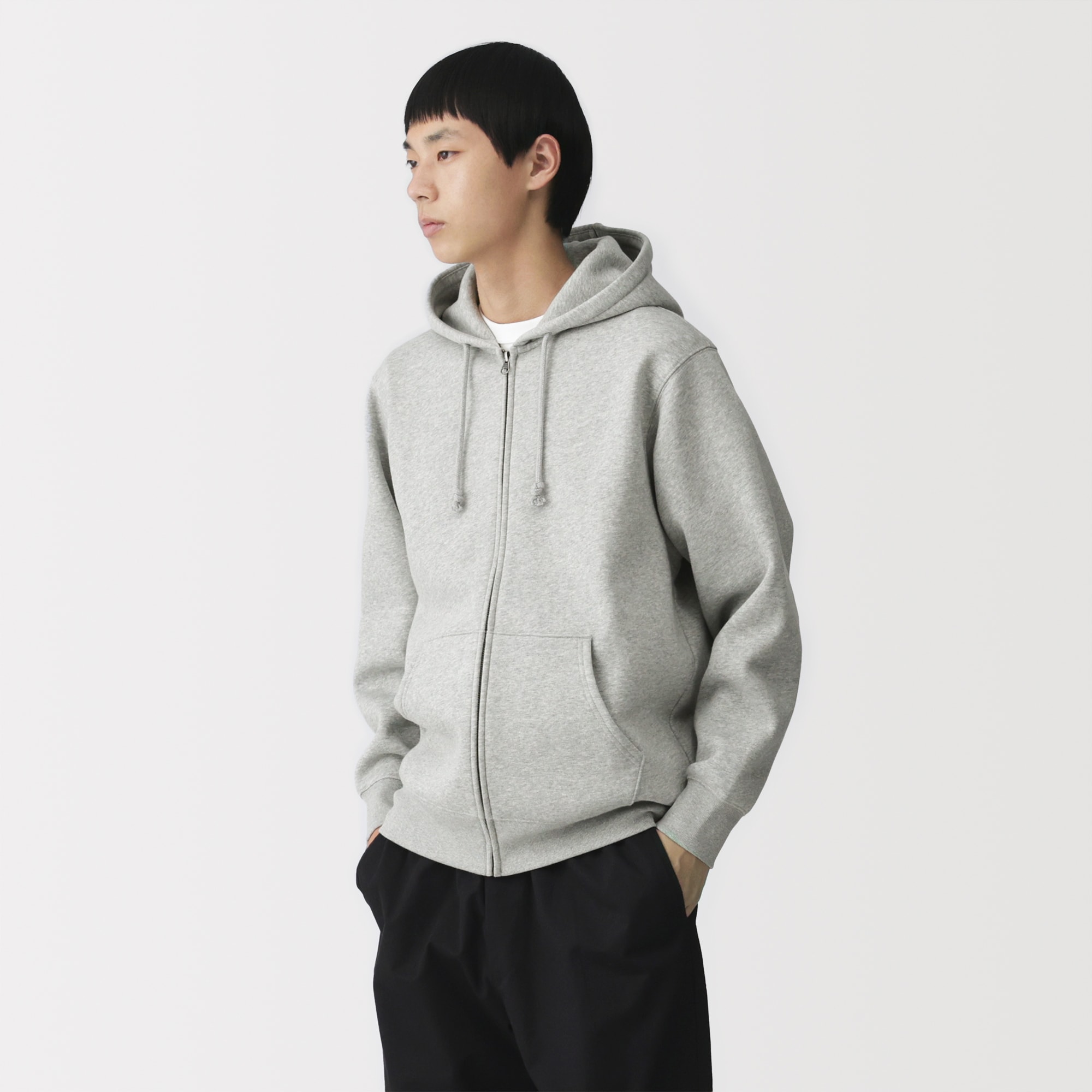 紳士　スウェットフルジップパーカ