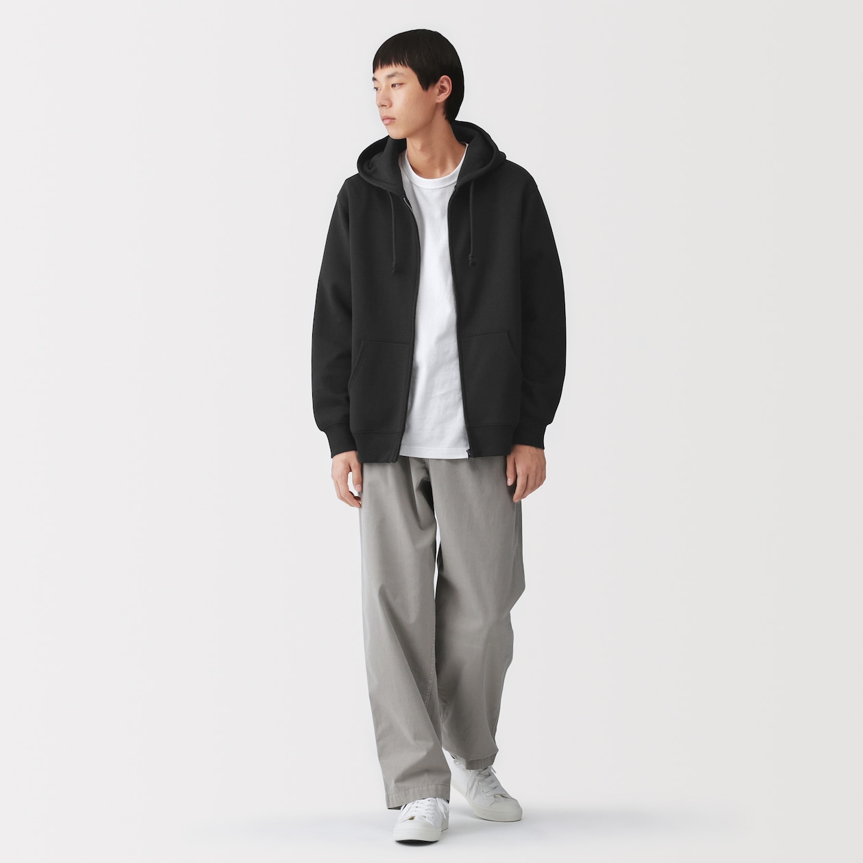 紳士　スウェットフルジップパーカ