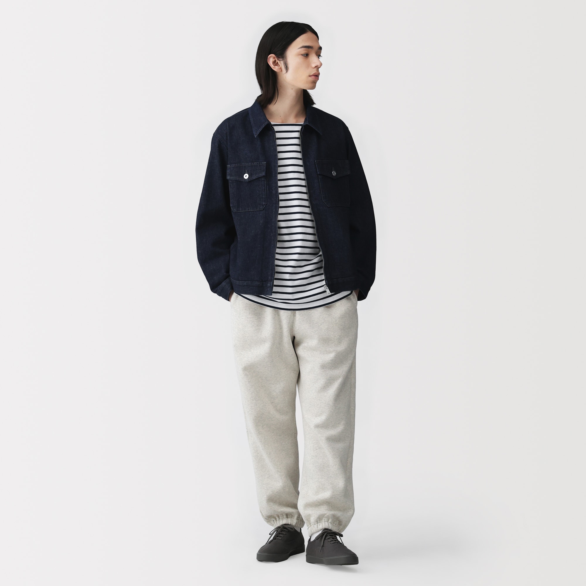紳士 スウェットワイドパンツ | 無印良品