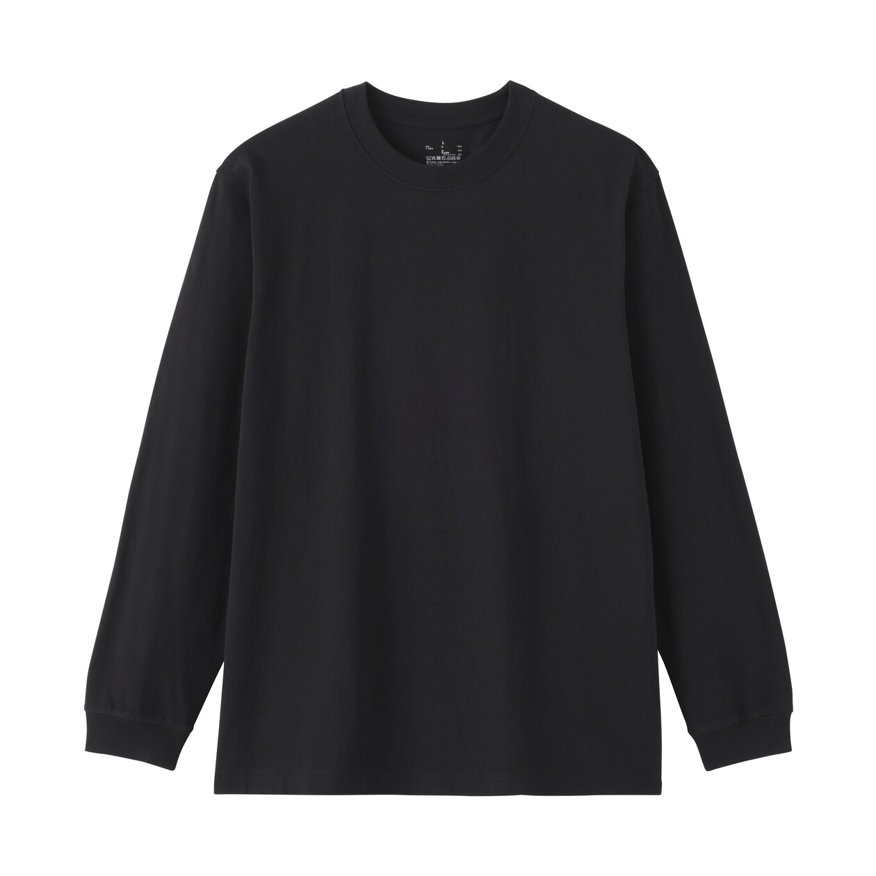 紳士　洗いざらし太番手クルーネック長袖Ｔシャツ