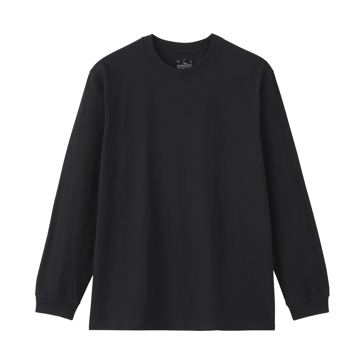 紳士　洗いざらし太番手クルーネック長袖Ｔシャツ