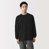 紳士　洗いざらし太番手クルーネック長袖Ｔシャツ