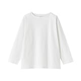 紳士　洗いざらし太番手ボートネック九分袖Ｔシャツ