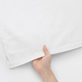 紳士　洗いざらし太番手ボートネック九分袖Ｔシャツ