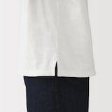 紳士　洗いざらし太番手ボートネック九分袖Ｔシャツ