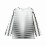 紳士　洗いざらし太番手ボートネック九分袖Ｔシャツ