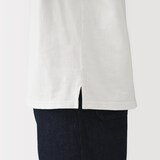 紳士　洗いざらし太番手ボートネック九分袖Ｔシャツ