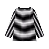 紳士　洗いざらし太番手ボートネック九分袖Ｔシャツ