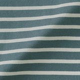 紳士　洗いざらし太番手ボートネック九分袖Ｔシャツ