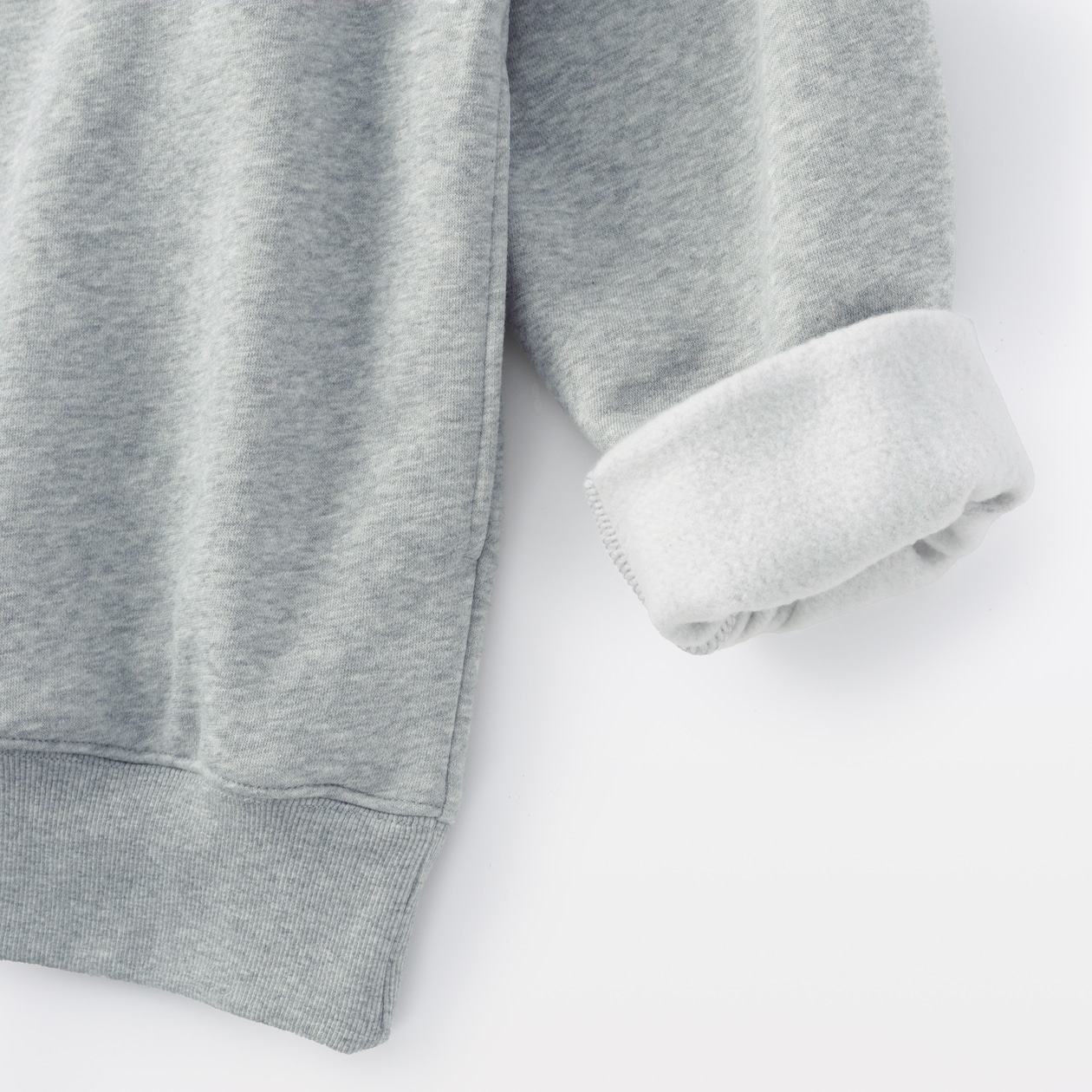 紳士　ハーフジップスウェットシャツ