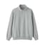 紳士　ハーフジップスウェットシャツ