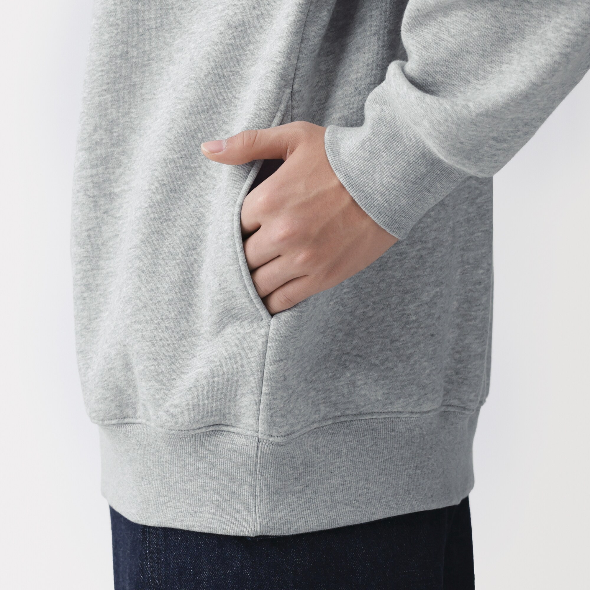 紳士 ハーフジップスウェットシャツ | 無印良品