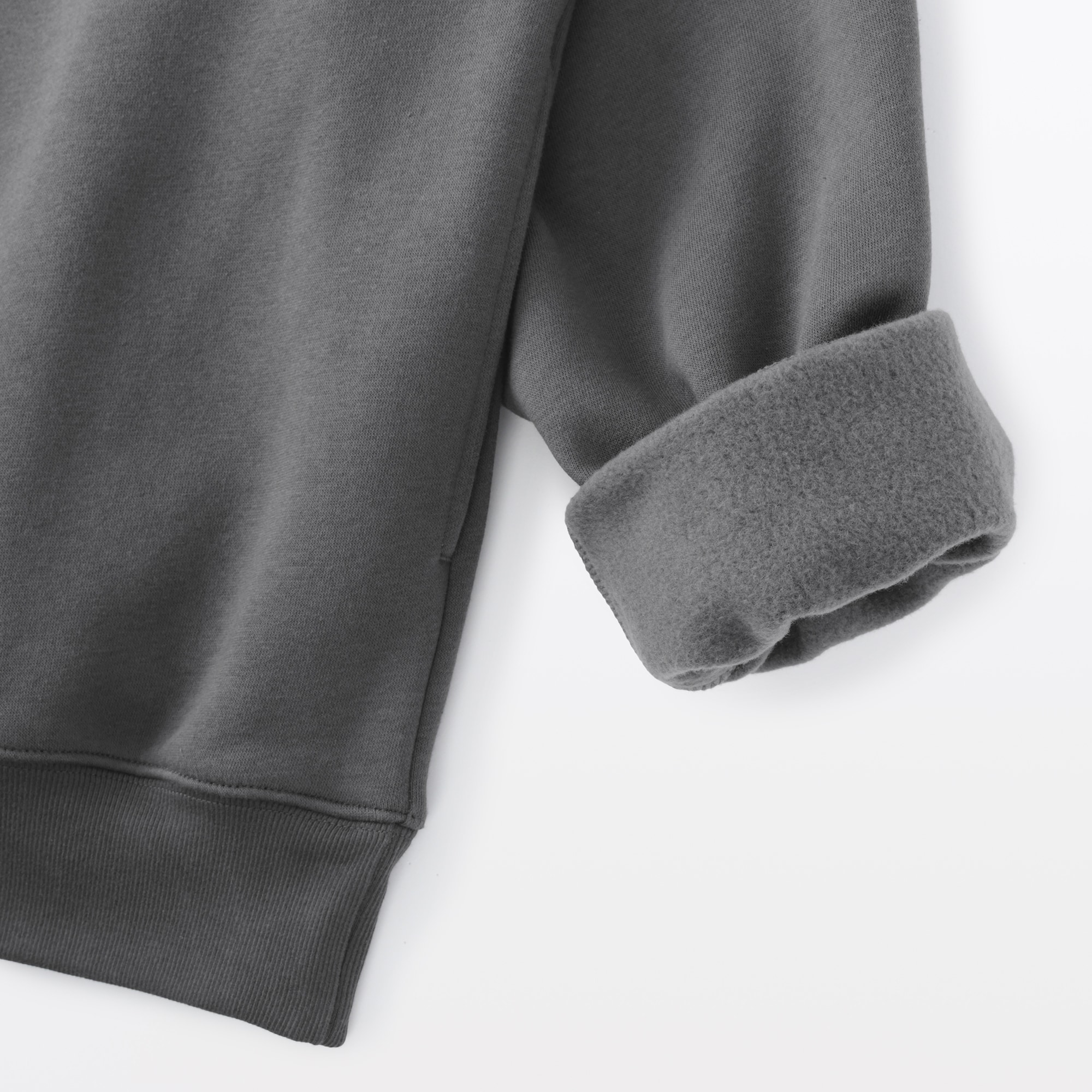 紳士　ハーフジップスウェットシャツ