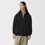 紳士　ハーフジップスウェットシャツ
