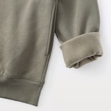 紳士　ハーフジップスウェットシャツ