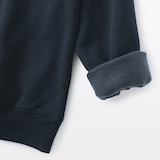 紳士　ハーフジップスウェットシャツ